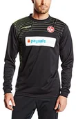 Piłka nożna - Uhlsport odzież Team Sport FCK Match Bramkarz Jersey 14/15, wielokolorowa, XXS 1005597010406_Schwarz/Fluo Gelb_XXS - miniaturka - grafika 1