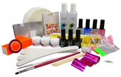Zestawy do manicure i pedicure - Zestaw Żelowy Uv Led Do Przedłużania Paznokci 4x5g - miniaturka - grafika 1