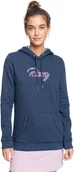 Bluzy damskie - Roxy bluza damska RIGHT ON TIME HOODIE Mood Indigo BSP0 - miniaturka - grafika 1