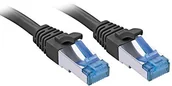 Kable miedziane - LINDY 15 m Cat.6 A S/FTP PIMF TPE, czarna 47419 - miniaturka - grafika 1