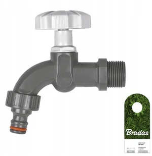 BRADAS Kran 1/2"" z przyłączem plastikowy WL-K112 0605 WL-K112 - Inne akcesoria do nawadniania - miniaturka - grafika 2