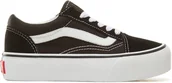 Buty dla chłopców - Vans obuwie ęce KIDS OLD SKOOL PLATFORM Black/True White - miniaturka - grafika 1