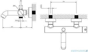 Omnires Y1231GL - Baterie wannowe i prysznicowe - miniaturka - grafika 2