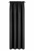 Zasłony - Eurofirany Zasłona Amelia czarna 140 cm x 270 cm - miniaturka - grafika 1