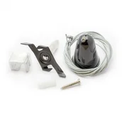 Akcesoria do oświetlenia - Spectrum System szynowy SPS 2 zawiesie z autoregulacją i linką 3m czarne - miniaturka - grafika 1