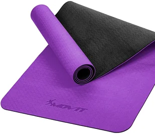 Movit FIOLETOWA MATA TPE 190x60x0,6cm DO ĆWICZEŃ JOGI - Maty do ćwiczeń - miniaturka - grafika 7