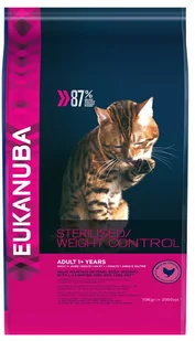 Eukanuba Cat Sterilised/Weight Control 10 kg - Sucha karma dla kotów - miniaturka - grafika 2
