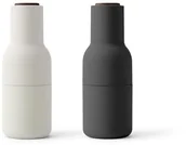 Pojemniki na przyprawy - Menu Zestaw młynków Bottle Grinder, czarny, szary, 20,5x8 cm - miniaturka - grafika 1