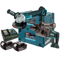 Zestawy elektronarzędzi - MAKITA Zestaw Combo 2 urządzeń akumulatorowy DGA504 + DHR241 - miniaturka - grafika 1