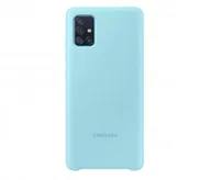 Etui i futerały do telefonów - SAMSUNG Etui Silicone Cover Galaxy A51 Niebieski EF-PA515TLEGEU - miniaturka - grafika 1