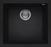 Zlewozmywaki - Elleci Komora QUADRA 102 BSO black K86 KERATEK LKQ10286BSO - miniaturka - grafika 1