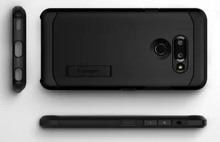 Spigen Etui Tough Armor do LG G8 ThinQ Black A32CS25980 - Etui i futerały do telefonów - miniaturka - grafika 4