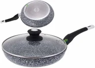 Patelnie - Edenberg Patelnia marmurowa 28 cm indukcja EB 9168 ceramiczna EB 9168 - miniaturka - grafika 1