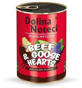 Dolina Noteci Superfood Wołowina i Serca Gęsi 400g - Mokra karma dla psów - miniaturka - grafika 3