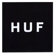 Dodatki do ubrań - HUF naklejka HUF BOX LOGO STICKER Black - miniaturka - grafika 1