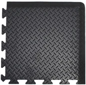 Wycieraczki - Coba Mata Antyzmęczeniowa Coba Deckplate Connect Czarny 0,5 M X 0,5 M - Moduł Narożny - miniaturka - grafika 1