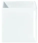 Donice - ASA 4623005 osłonka na doniczkę Quadro ceramiki 18 x 18 x 18 cm, biały 4623005 - miniaturka - grafika 1