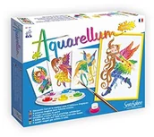 Pozostałe akcesoria dla plastyków - Sentosphere SentoSphere 3900677  aquarellum Junior: nimfy, zestaw do malowania, 4 ausmal obrazy 3900677 - miniaturka - grafika 1