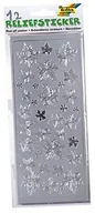 Scrapbooking - Folia 1214  relief naklejki na cały rok II, 10 x 24 cm, 12 arkuszy, złoty/srebrny sortowane 1214 - miniaturka - grafika 1