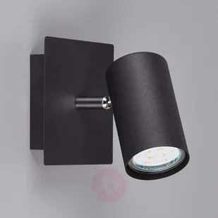 Trio Leuchten Reflektor ścienny Marley z metalu, czarny - Lampy sufitowe - miniaturka - grafika 2