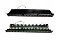Szafy rack - Patchpanel 24 porty RJ45 Ftp CAT.5e 19" 1U - miniaturka - grafika 1