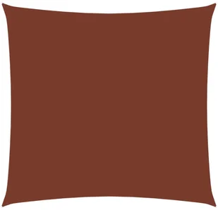 vidaXL Żagiel ogrodowy, tkanina Oxford, kwadratowy, 4x4 m, terakota 135359 - Parasole ogrodowe - miniaturka - grafika 2