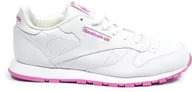 Buty sportowe damskie - Reebok CL Leather BS8044 biały - miniaturka - grafika 1
