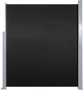 vidaXL Zwijana markiza boczna, 160 x 500 cm, czarna - Markizy - miniaturka - grafika 2