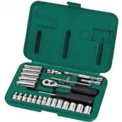 Zestawy narzędziowe - Sata Zestaw 25-częściowy zestaw nasadek 1/4 metrycznych 09001 - miniaturka - grafika 1