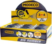 Inne urządzenia pomiarowe - Modeco Miara zwijana Big Number 5 m x 19 mm MN-81-165 - miniaturka - grafika 1