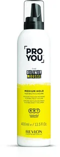 Revlon Pro You Definer Mousse pianka średnio utrwalająca 400ml - Kosmetyki do stylizacji włosów - miniaturka - grafika 2