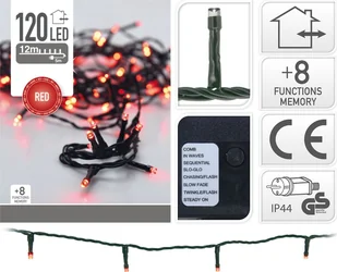 NoName Lampki choinkowe Kaldin girlianda 120 LED - Oświetlenie świąteczne - miniaturka - grafika 2