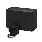 Klocki do jogi - Gaiam Zestaw do jogi Gaiam kostka z paskiem 63248 ZEST_GAIAM_63248 - miniaturka - grafika 1