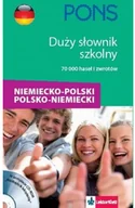 Encyklopedie i leksykony - Duży słownik szkolny niemiecko polski Używana - miniaturka - grafika 1