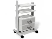 Meble i wyposażenie gabinetów medycznych - Juventas Stolik pod aparaturę medyczną STA 02 STA 02 - miniaturka - grafika 1