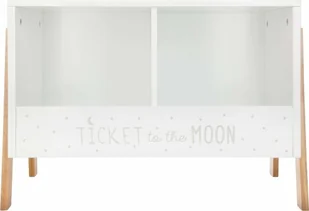 Atmosphera Créateur d'intérieur Szafka na książki dla dzieci, biała - Pojemniki na zabawki - miniaturka - grafika 4