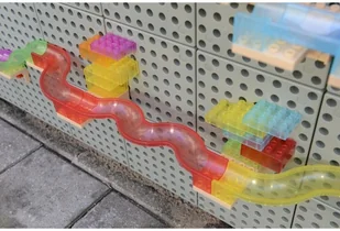 Masterkidz MASTERKIDZ Zestaw Konstrukcyjny Tor dla Piłek Tablica STEM 120elementów ME14665 - Tablice dla dzieci - miniaturka - grafika 10