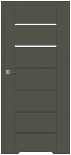 Voster Skrzydło drzwiowe bezprzylgowe QUANTO Grafit mat 70 Prawe - Drzwi wewnętrzne - miniaturka - grafika 2
