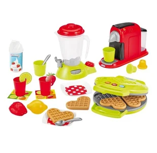 Ecoiffier Zestaw Śniadaniowy Mikser Ekspers do Kawy Gofrownica 24 el - Zabawki AGD Ecoiffier Zestaw Śniadaniowy Mikser Ekspers do Kawy Gofrownica 24 el - Zabawki AGD - miniaturka - grafika 1