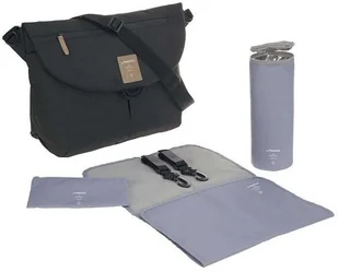Lassig Green Label Torba z akcesoriami Messenger Black solution-bc-7593-0 - Torby i organizery dla mam - miniaturka - grafika 5
