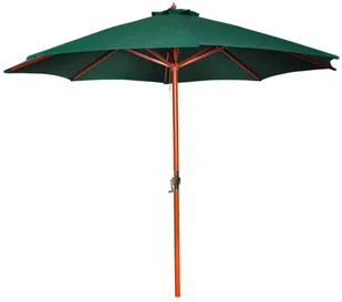 vidaXL vidaXL Parasol przeciwsłoneczny w kolorze zielonym o wysokości 258 cm. - Parasole ogrodowe - miniaturka - grafika 2