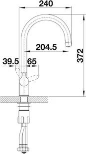 Blanco Bateria TRIMA z filtrem chrom 525 231 - Baterie kuchenne - miniaturka - grafika 4