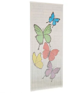 vidaXL Zasłona na drzwi, bambus, 90 x 200 cm vidaXL - Akcesoria do okien - miniaturka - grafika 3