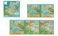 Puzzle - Scratch Puzzle magnetyczne - książka podróżna Dino 2 obrazki 40 elem. mokopico-1613-0 - miniaturka - grafika 1