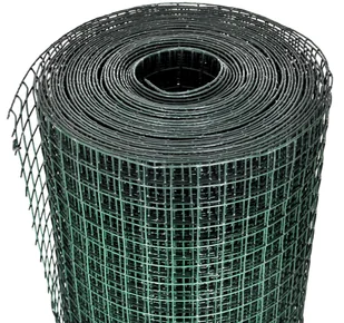 vidaXL vidaXL Siatka ogrodzeniowa czworokątna, ocynkowana z tworzywa PCV 1m x 25m - Ogrodzenia - miniaturka - grafika 2