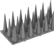 Zwalczanie i odstraszanie szkodników - NO-PEST Plastikowe kolce na ptaki. Listwa z kolcami przeciw ptakom srebrna - miniaturka - grafika 1