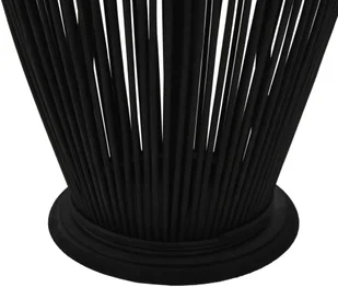 vidaXL Wiszący lampion na świece, bambusowy, czarny, 95 cm vidaXL - Świeczniki - miniaturka - grafika 3