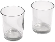 Świeczniki - Rayher 5600437 szklany świecznik na tealight,  5 cm, 6,5 cm, pudełko PCV sztuki, kryształ górski - miniaturka - grafika 1