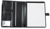 Teczki i skoroszyty - Alassio 30073 teczka konferencyjna FANO w formacie DIN A4, teczka konferencyjna z imitacji skóry Finettouch, teczka na dokumenty w kolorze czarnym, teczka ok. 32 x 26,5 x 2 cm 30073 - miniaturka - grafika 1