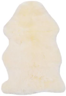 vidaXL Dywanik ze skóry owczej, 60 x 90 cm, biały 283875 - Dywaniki łazienkowe - miniaturka - grafika 2